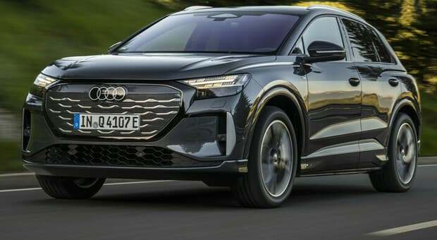  Audi, la Q4 fa un passo avanti: sale l?autonomia. Previsti tre livelli dipotenza, ha anche la ricarica bidirezionale 