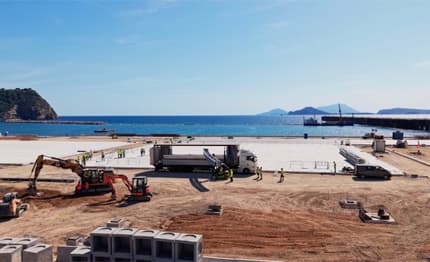 America's Cup: Bagnoli prende forma, GB1 inaugura il cantiere della sua base