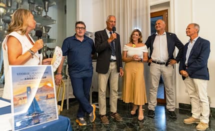 Grande festa della vela napoletana per il libro "Storie e Campioni di Napoli nell'America's Cup" di Carlo Zazzera