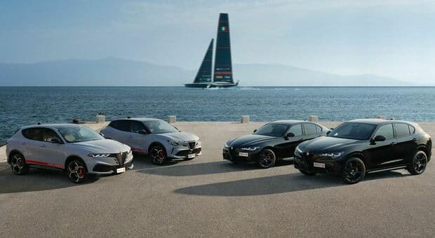  Alfa Romeo Edizione Luna Rossa: la vela italiana sale a bordo di Junior, Tonale, Giulia e Stelvio 
