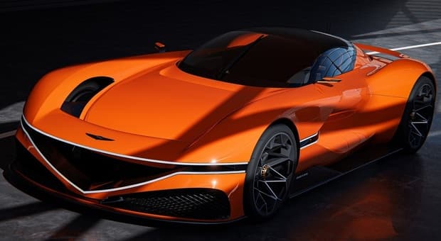  Genesis X Gran Berlinetta Concept, dove reale e virtuale si fondono. Powertrain ibrido da 1.086 cv 