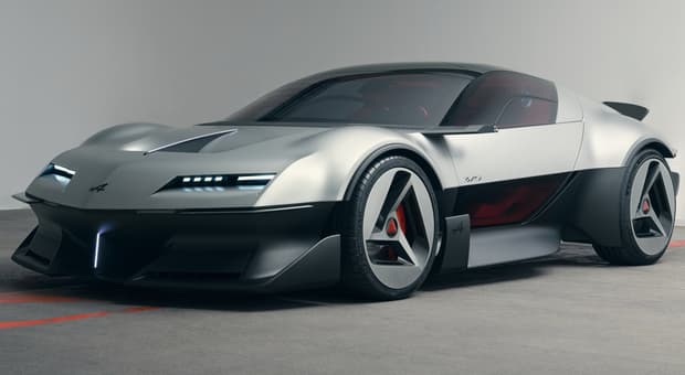  Alpine A310 Vision, concept ispirata all'icona del brand. Ne reinterpreta lo spirito in una visione futuristica 