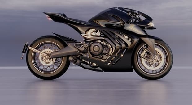  Aston Martin AB 002, la prima moto stradale del marchio all?insegna del mito di Lawrence d?Arabia 