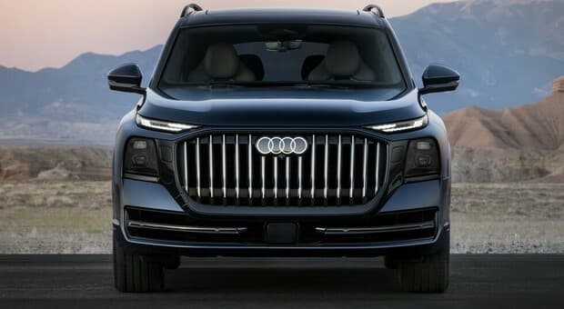  Audi presenta Q9, il Suv più imponente di sempre: lungo 5,31 metri, abitacolo a 6 o 7 posti e dotazione tecnologica avanzata 