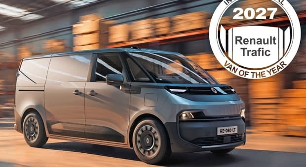  Renault Trafic E-Tech Electric è ?Van of the Year 2027?. 2° il Compact Van di Stellantis 