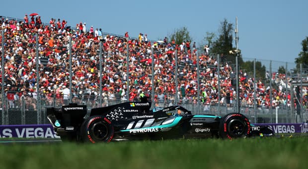  GP d'Italia, libere 2: Russell si prende la prima posizione davanti a Leclerc, quinto Hamilton 